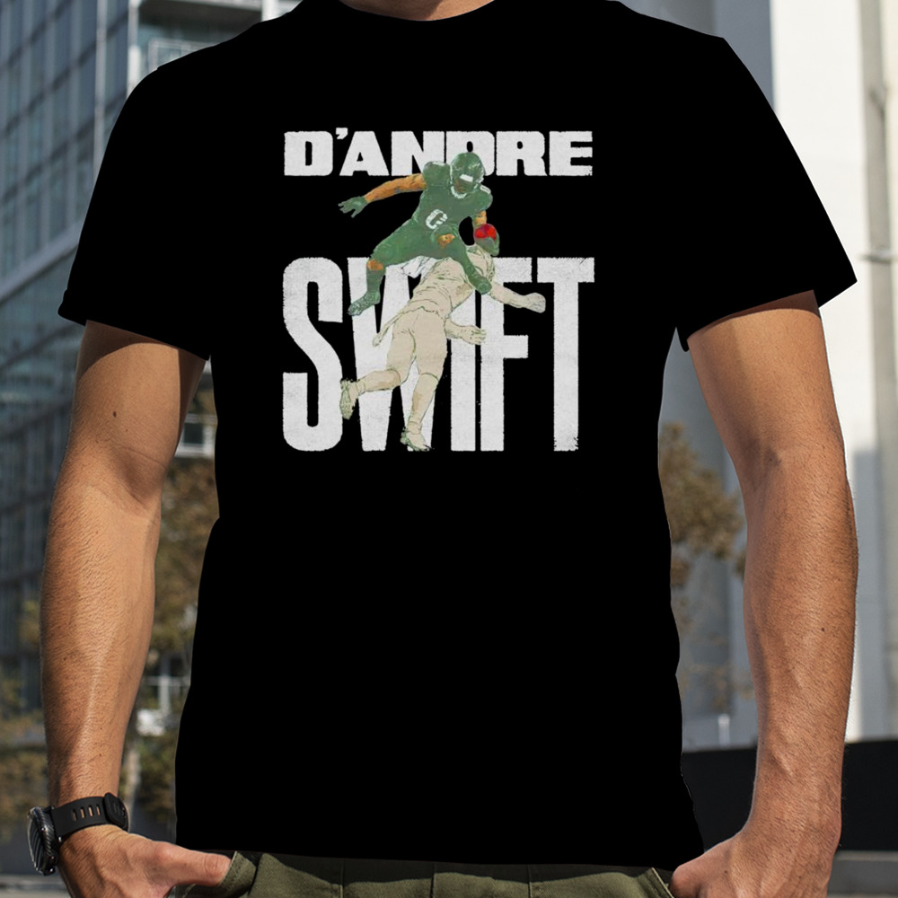 D’andre Swift Philadelphia Eagles Name Hurdle shirt