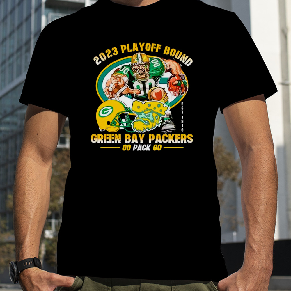 Green Bay Packers 2023 Playoff Bound Go Pack Go Shirt