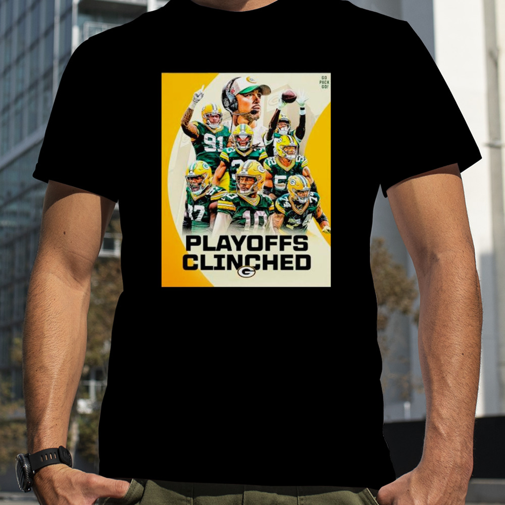 Green Bay Packers Playoffs Clinched Football 2024 Shirt