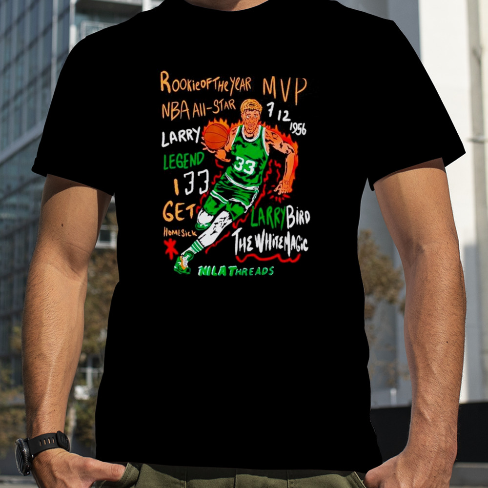 Larry Bird rookie of the year MVP NBA All-state shirt