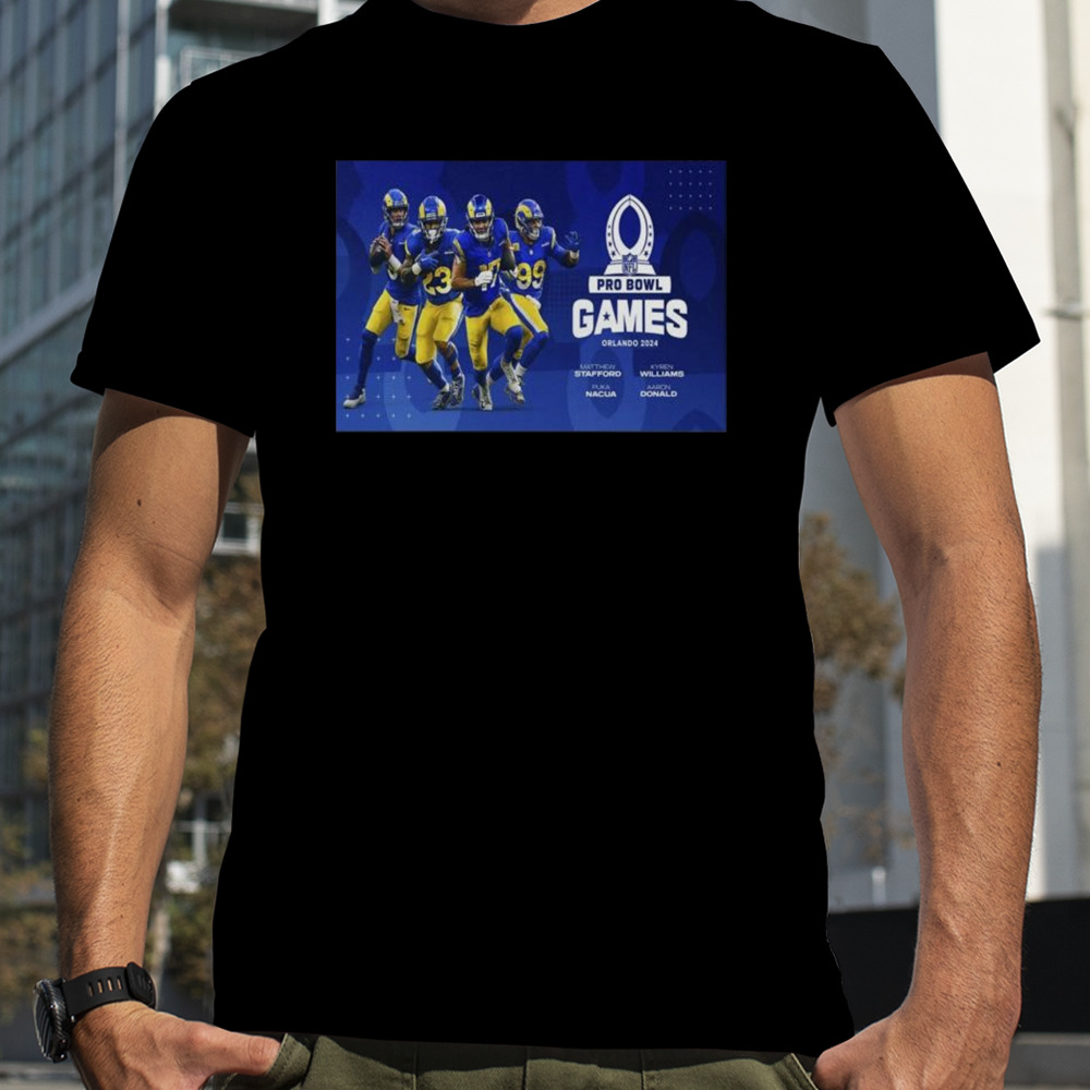 Los Angeles Rams Players Selected For NFC 2024 Pro Bowl T-Shirt