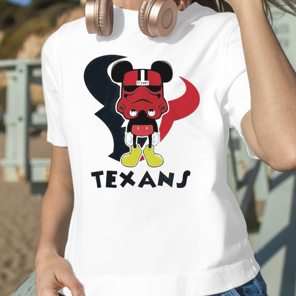 Mickey Mouse Stormtrooper Houston Texans 2024 T-shirt