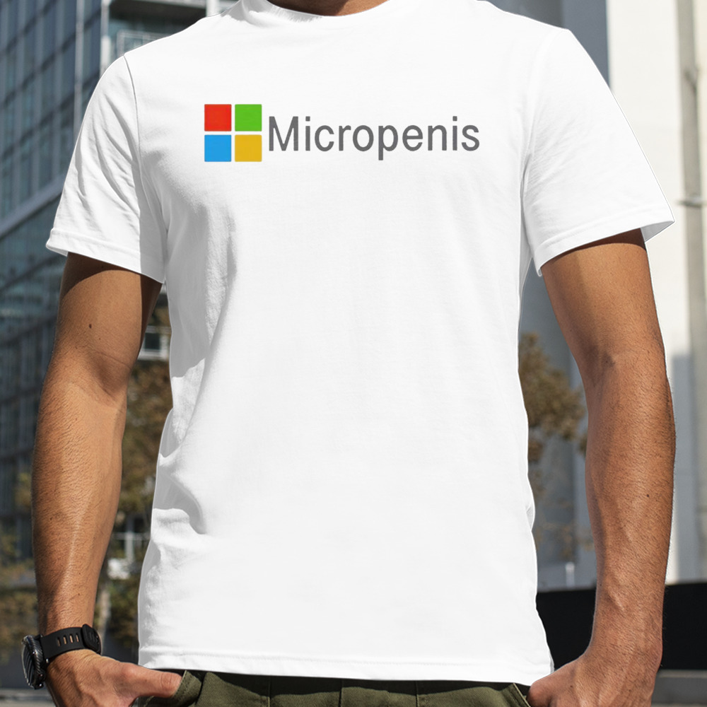 Micropenis parody logo shirt