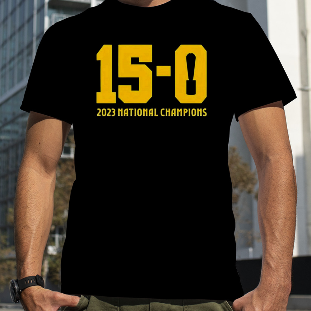 15-0 Trophy 2023 National Champions T-Shirt