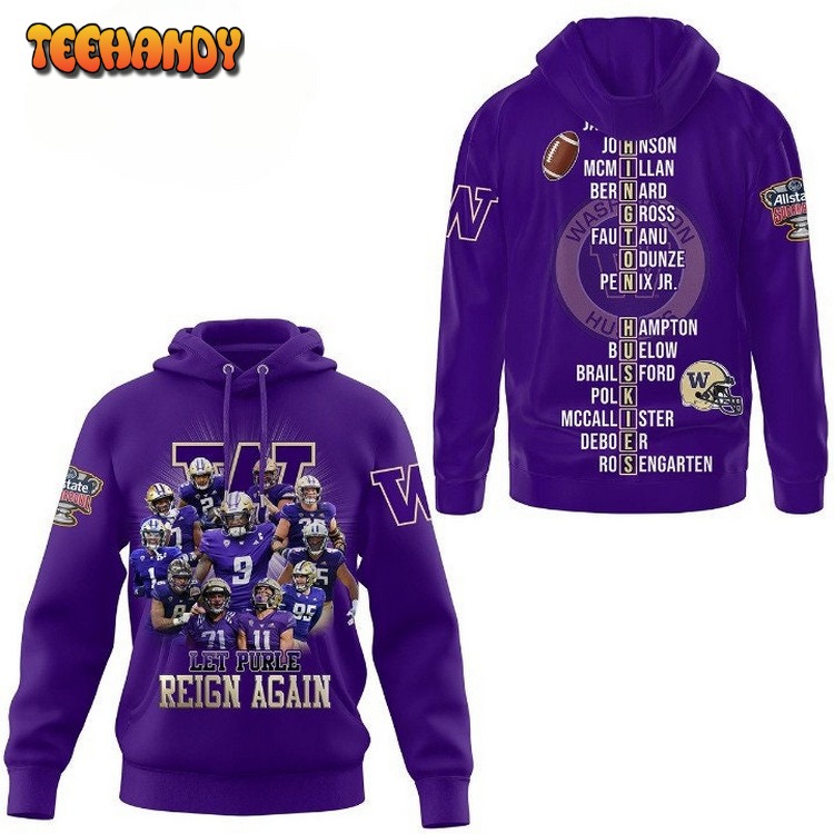 2024 Washington Huskies Sugar Bowl Champions Hoodie Football Fan Gifts