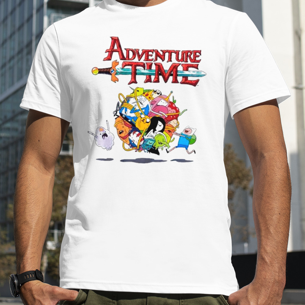 Adventure time group ball shirt