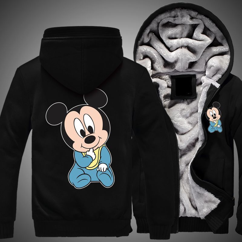 Baby Mickey Disney Print 3d Fleece Zip 20 Hoodie