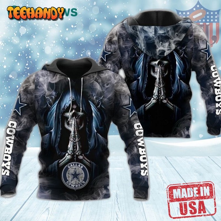 Dallas Cowboys 3D Hoodies Death Smoke Graphic Gift For Men