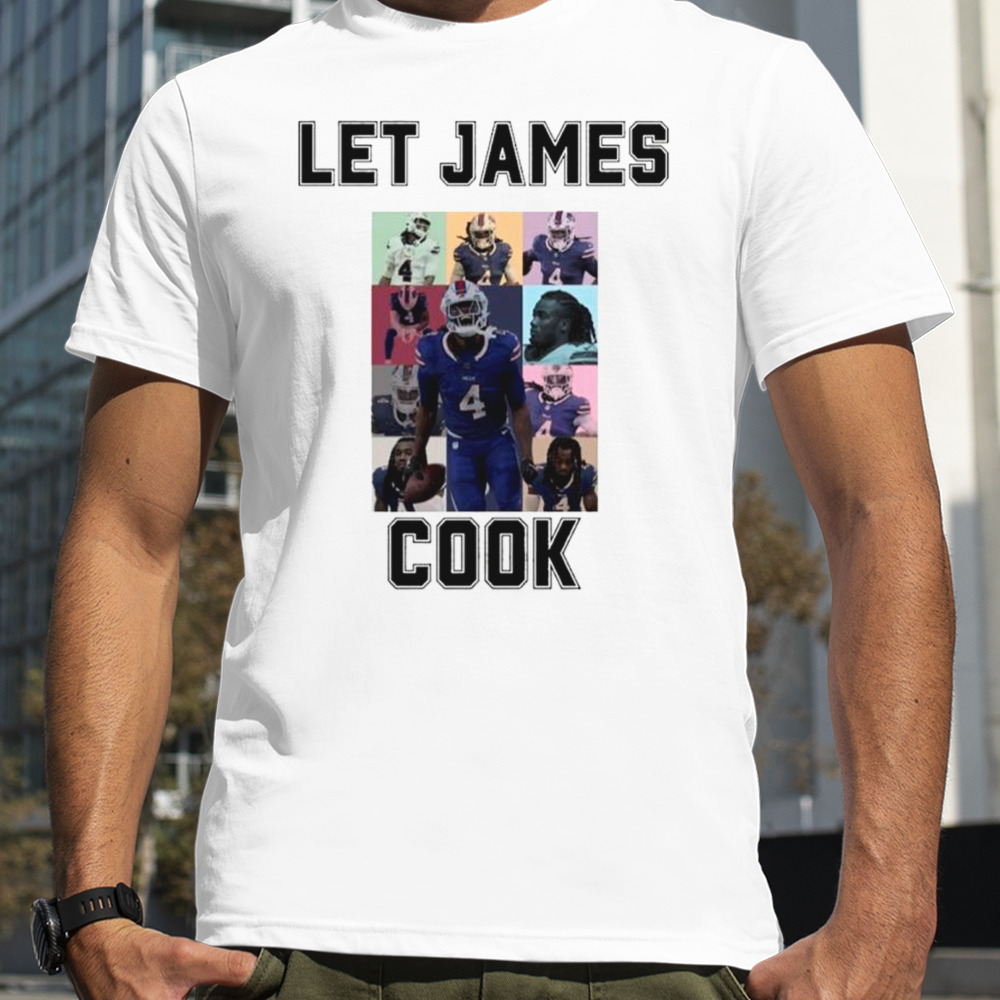 Let James Cook Buffalo Bills eras tour shirt