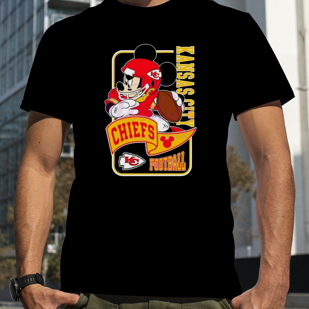 Mickey Mouse Play Football Kansas City Chiefs 2024 T-Shirt