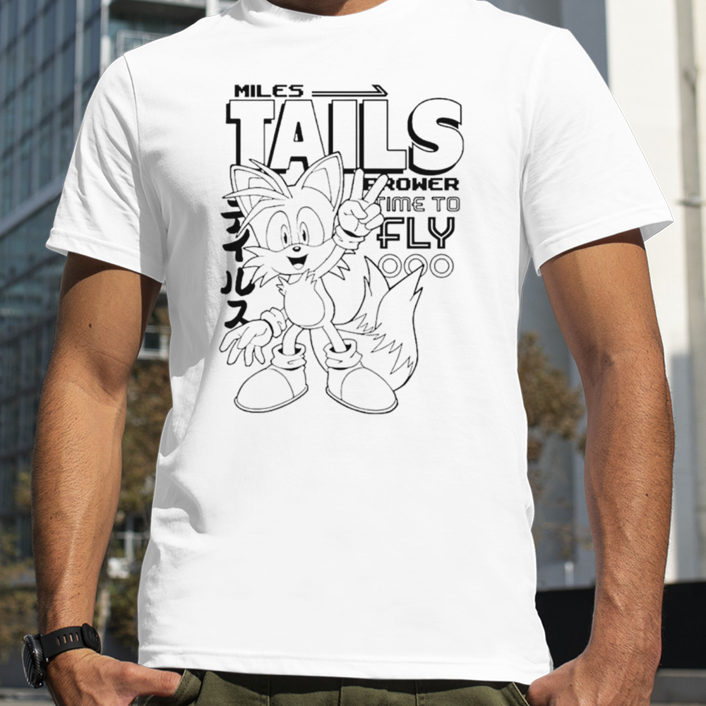 Miles tails prower time to fly shirt