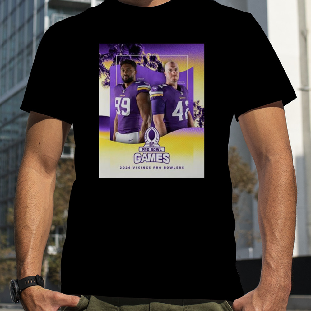 Minnesota Vikings Players Selected For NFC 2024 Pro Bowl T-Shirt