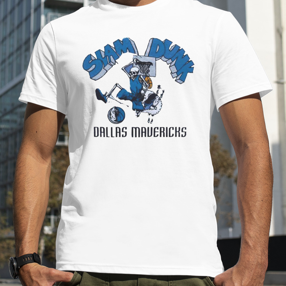 NBA x Grateful Dead x Mavericks Slam Dunk Shirt