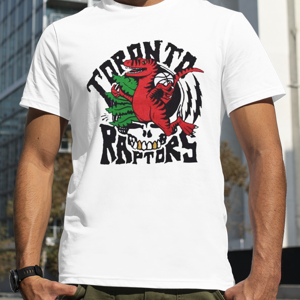 Nba X Grateful Dead X Toronto Raptors Skull 2024 T-shirt