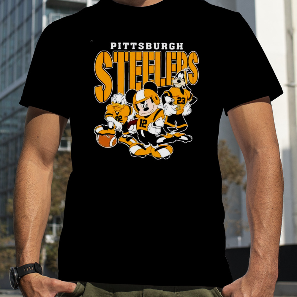 Pittsburgh Steelers Football Mickey Donald Duck And Goofy shirt