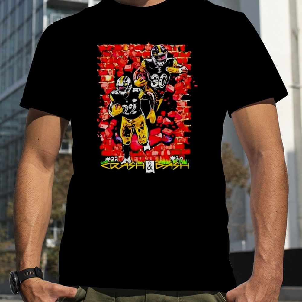 Pittsburgh Steelers Najee Harris And Jaylen Warren Crash And Dash T-shirt