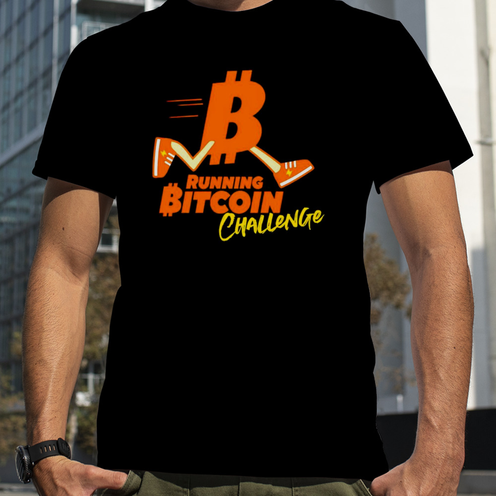 Running bitcoin challenge shirt