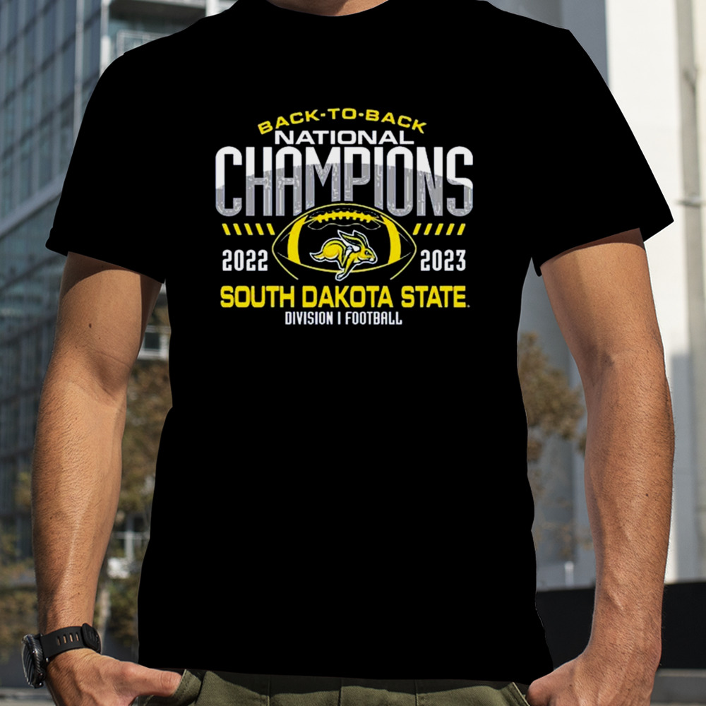 South Dakota State Jackrabbits Back-to-back Fcs Football National Champions T-shirt