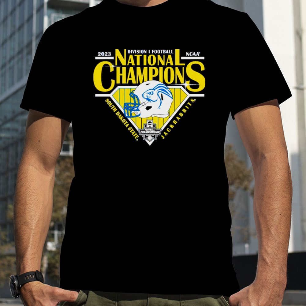 South Dakota State Jackrabbits Blue 84 2023 FCS Football National Champions T-Shirt