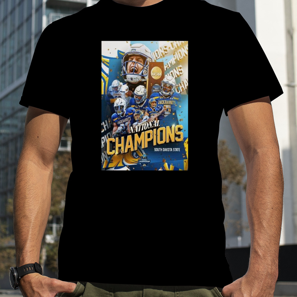 The Sdsu Football South Dakota State Jackrabbits Are 2024 Ncaa Fcs Football National Champions T-shirt