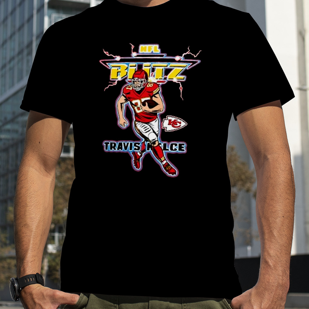 Travis Kelce Kansas City Chiefs Nfl Blitz Player T-shirt