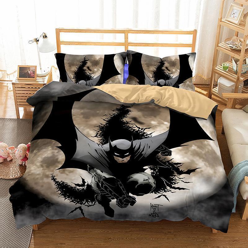 3d Art Bed Sets Dc Batman Patterns Duvet Cover Bedding Set