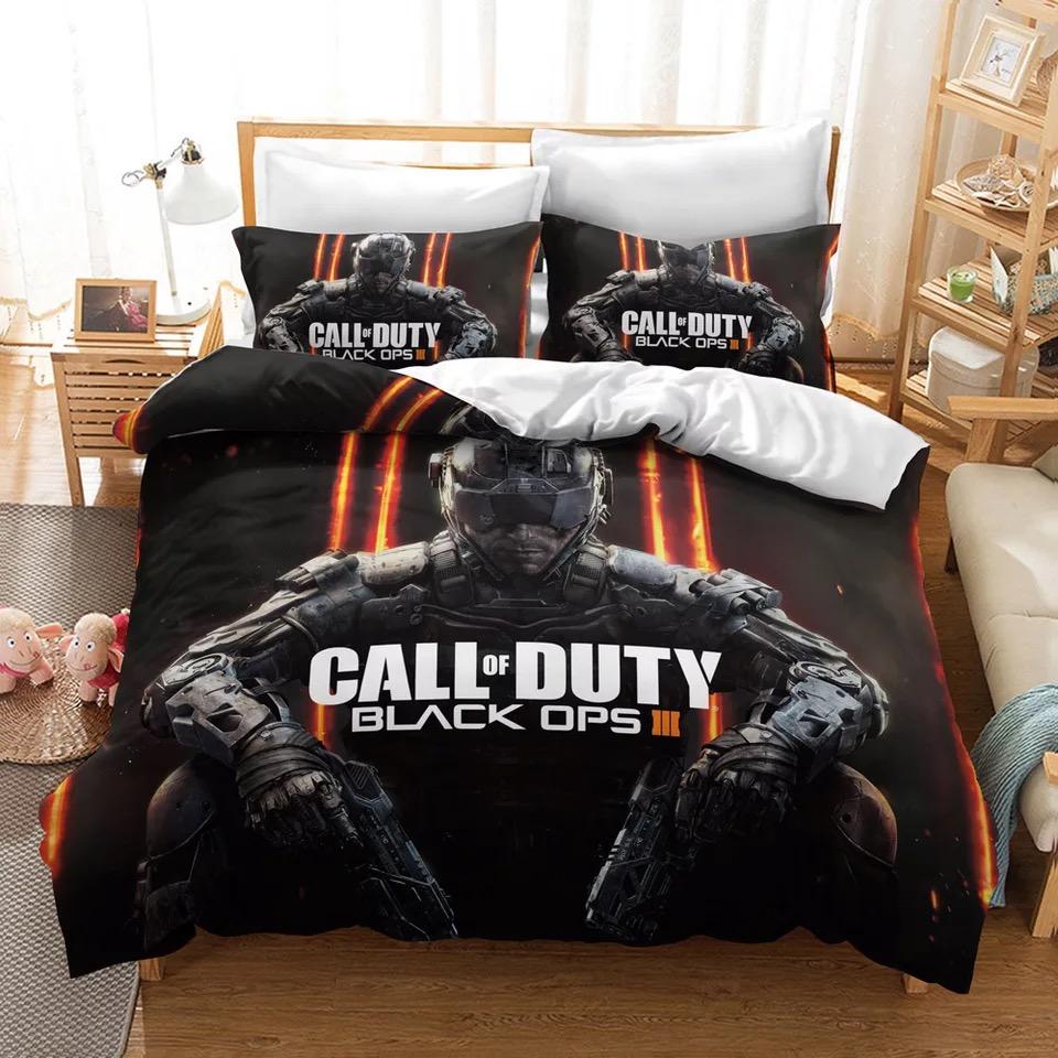 3d Call Of Duty Black Ops Iii Bedding Set (duvet Cover & Pillow Cases)