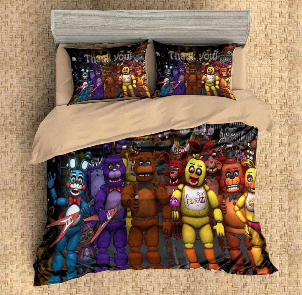 3d Five Nights At Freddy’s Duvet Cover Bedding Set