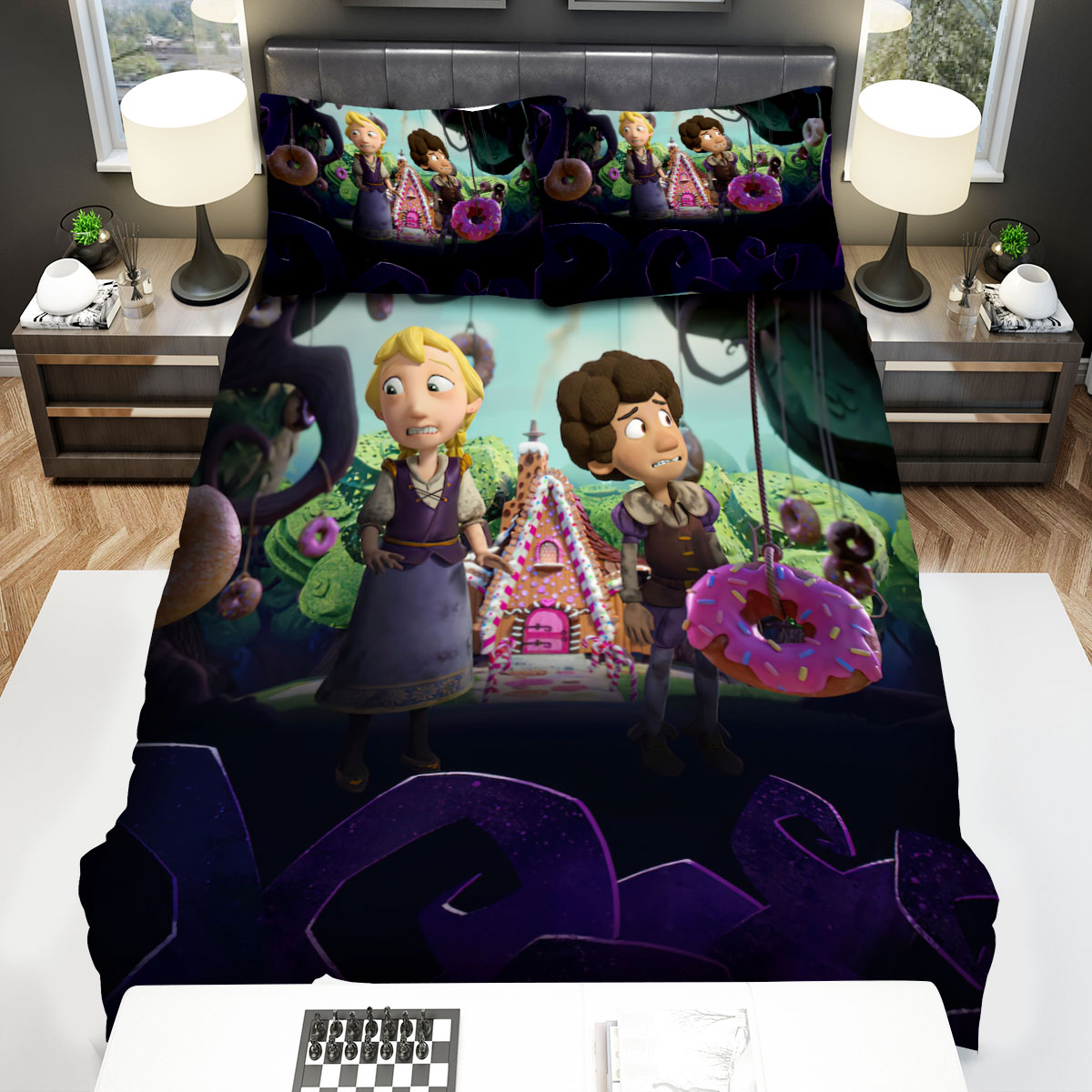 A Tale Dark & Grimm Lost In The Forest  Bed Sheets Spread Comforter Duvet Cover Bedding Sets