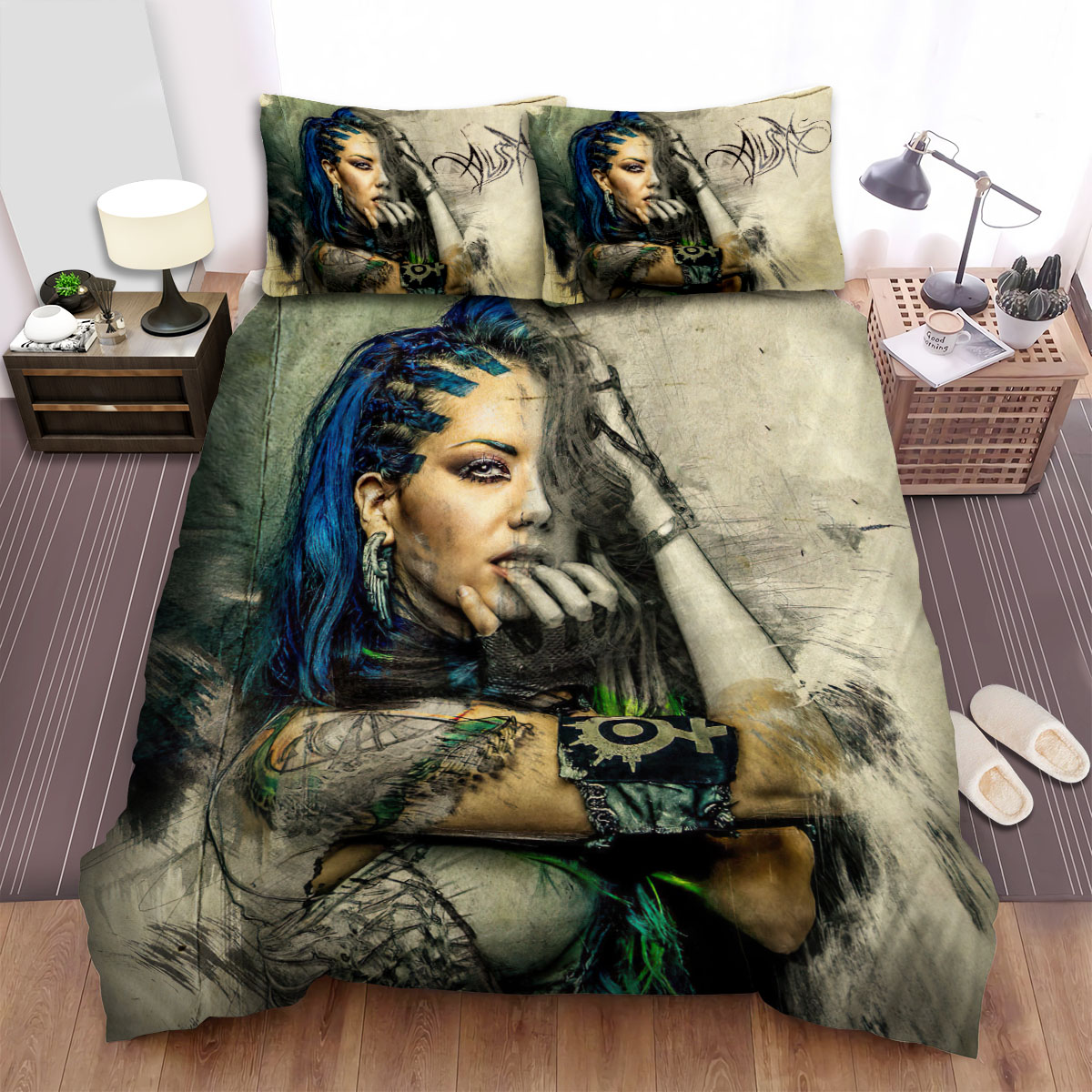 Alissa White Gluz Art Arch Enemy Bedding Sets