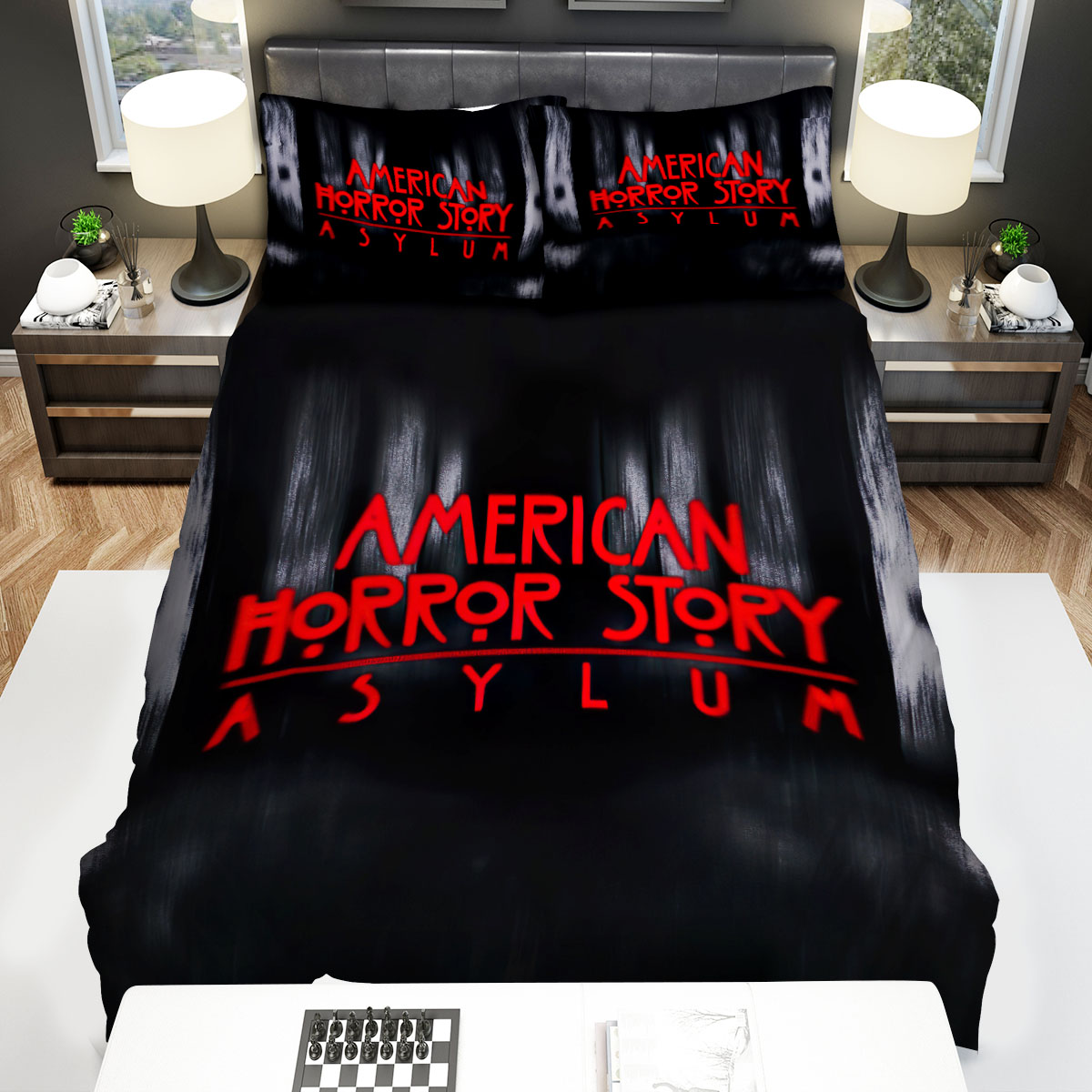 American Horror Story Room Movie Poster Bed Sheets Spread Comforter Duvet Cover Bedding Sets