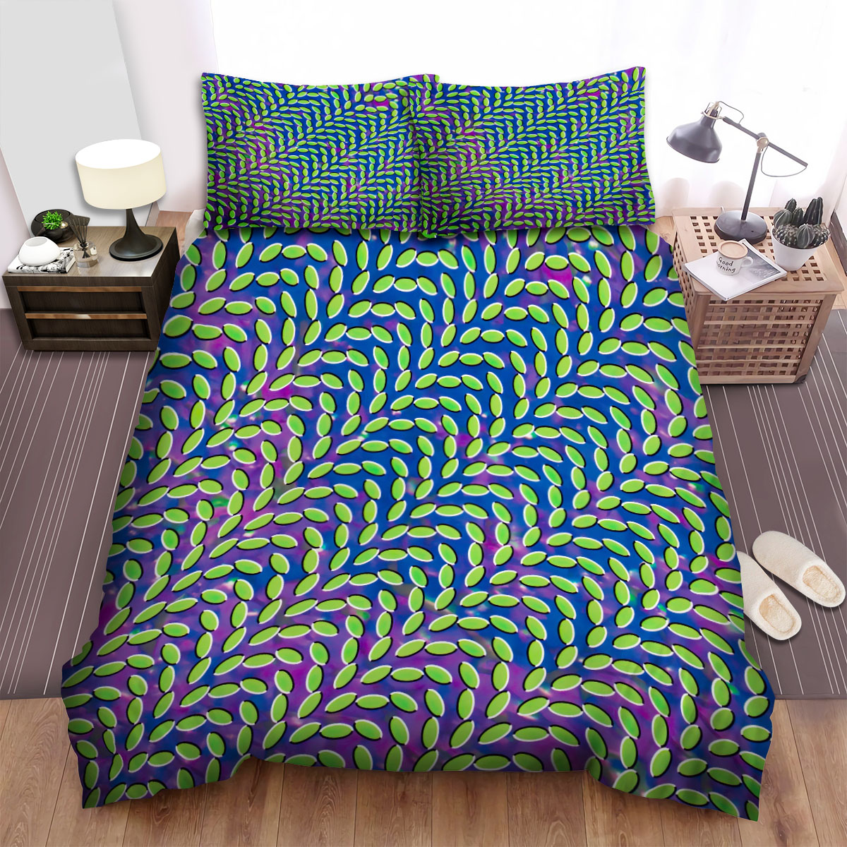 Animal Collective Band Merriweather Post Pavilion Album Cover Bed Sheets Spread Comforter Duvet Cover Bedding Sets