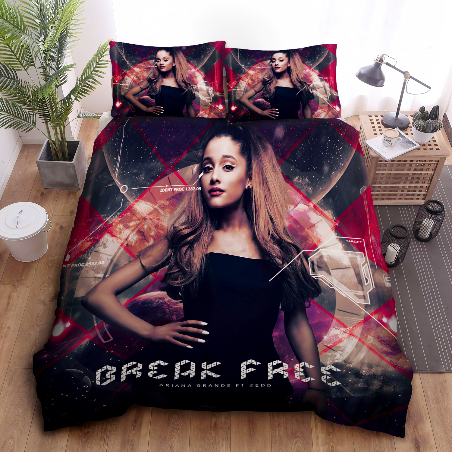 Ariana Grande Break Free Bed Sheets Spread Comforter Duvet Cover Bedding Sets