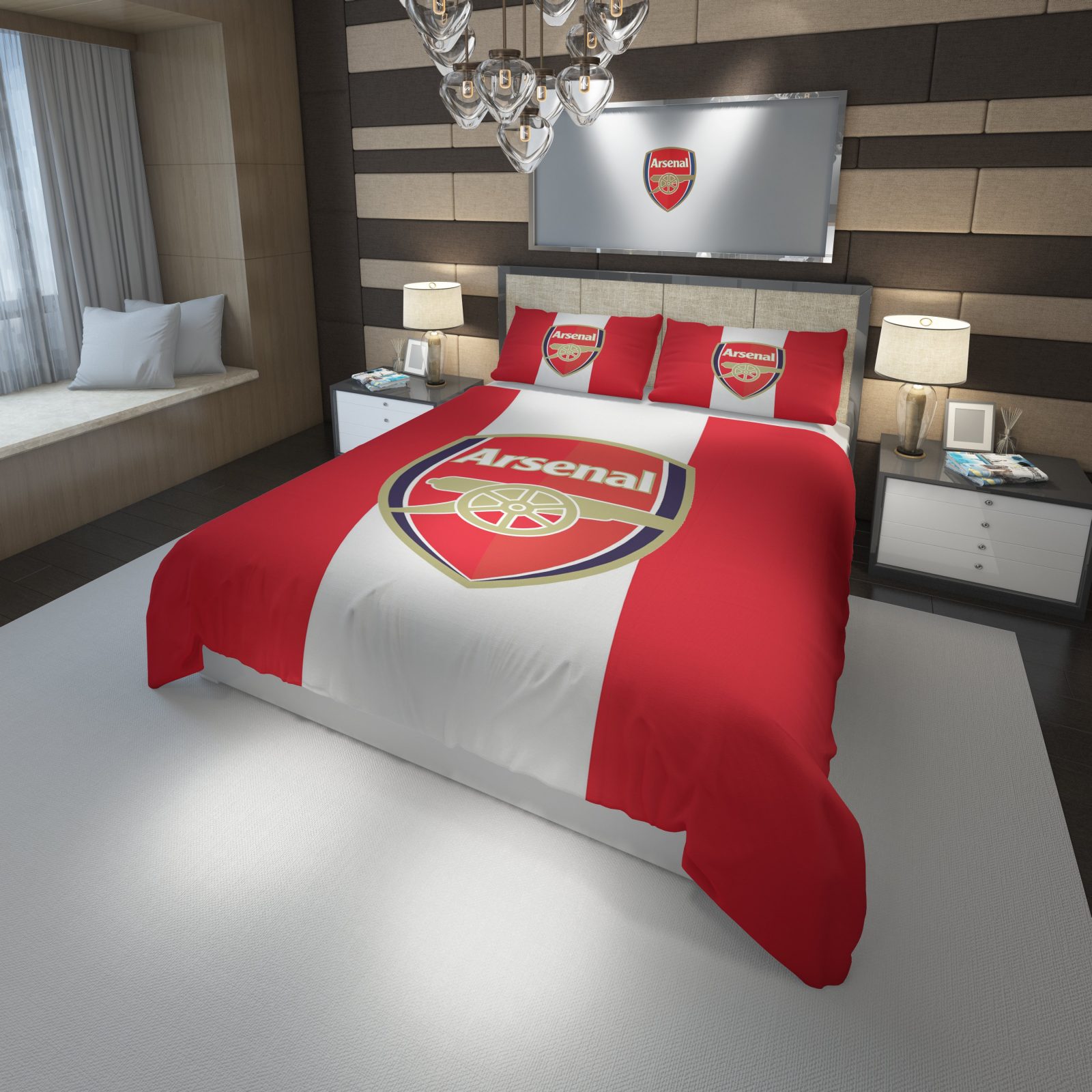 Arsenal  Fc Football Club Bedding Set Duvet Cover #1