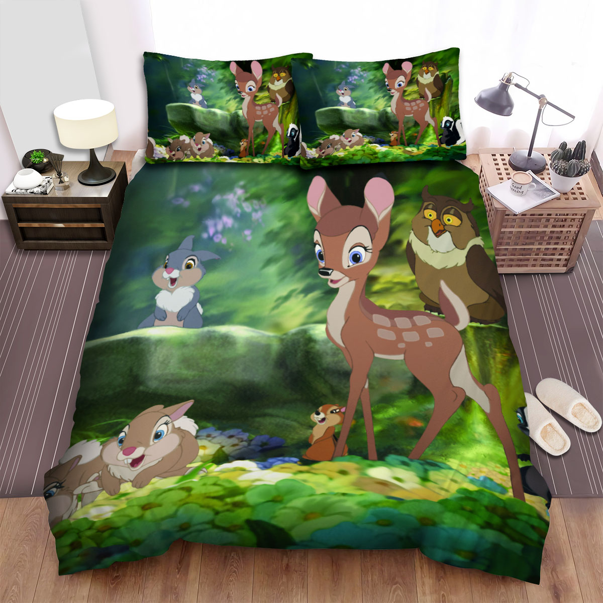 Bambi And Friends Bed Sheets Spread Duvet Cover Bedding Sets