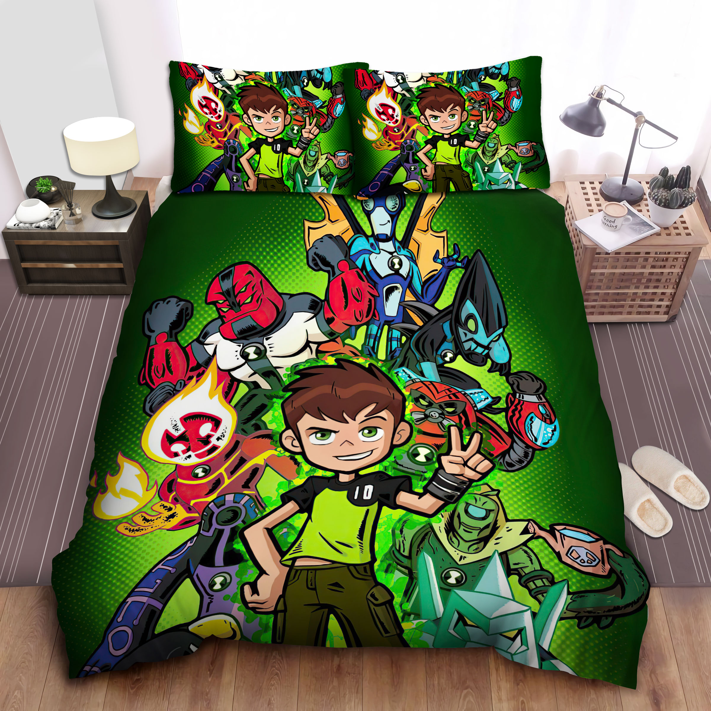 Ben 10, Ben's V Fingers  Bed Sheets Spread Comforter Duvet Cover Bedding Sets