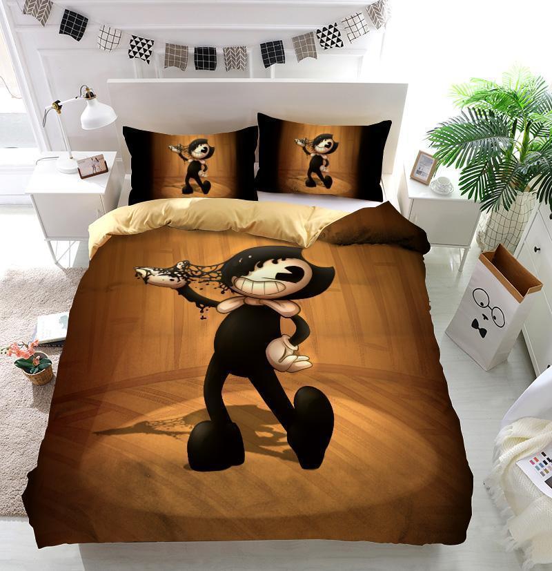 Bendy And The Ink Machine Duvet Cover Bedding Set