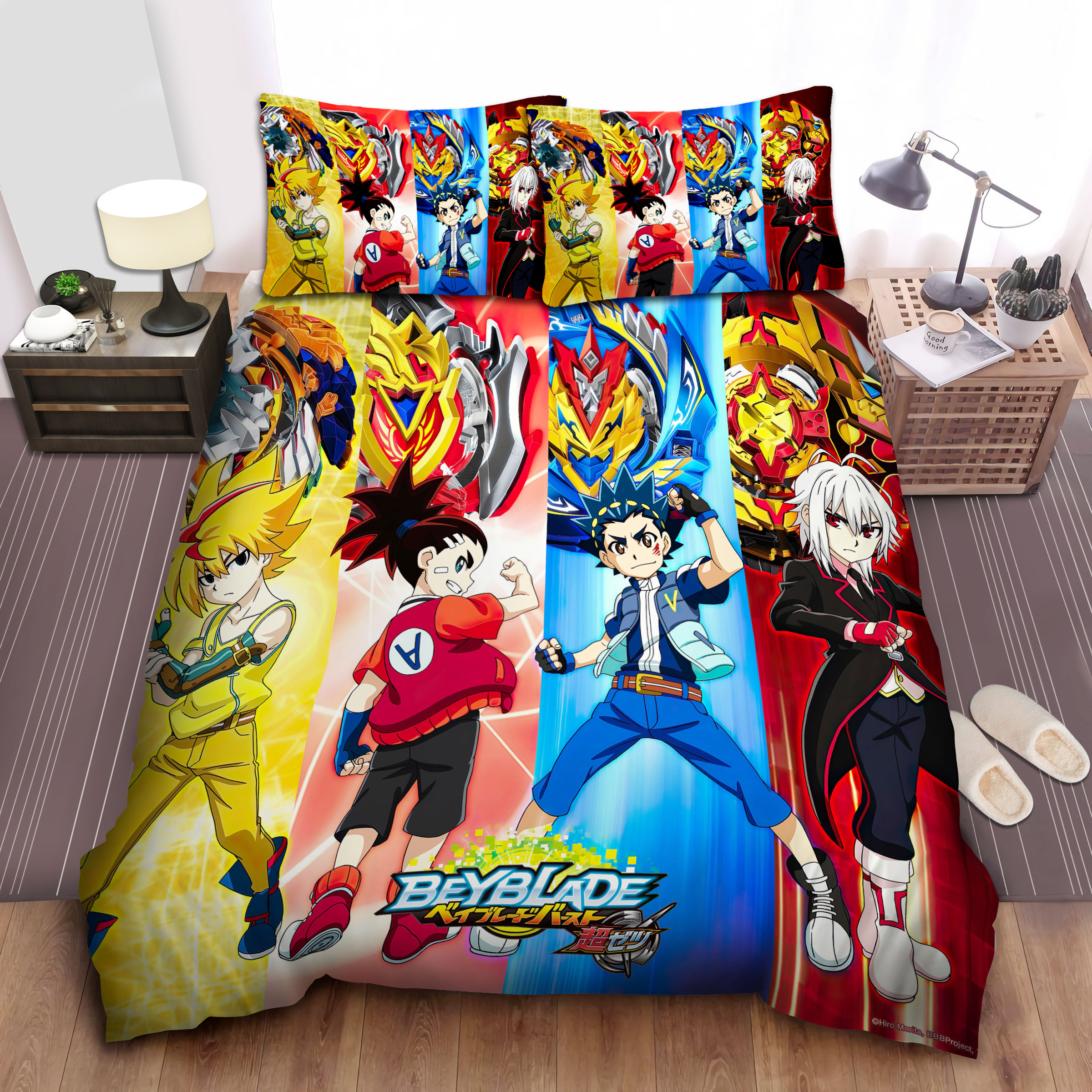 Beyblade Burst Turbo Bed Sheets Spread Duvet Cover Bedding Sets