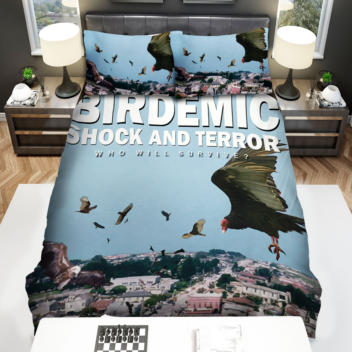 Birdemic Shock And Terror (2010) Bird Bed Sheets Spread Comforter Duvet Cover Bedding Sets