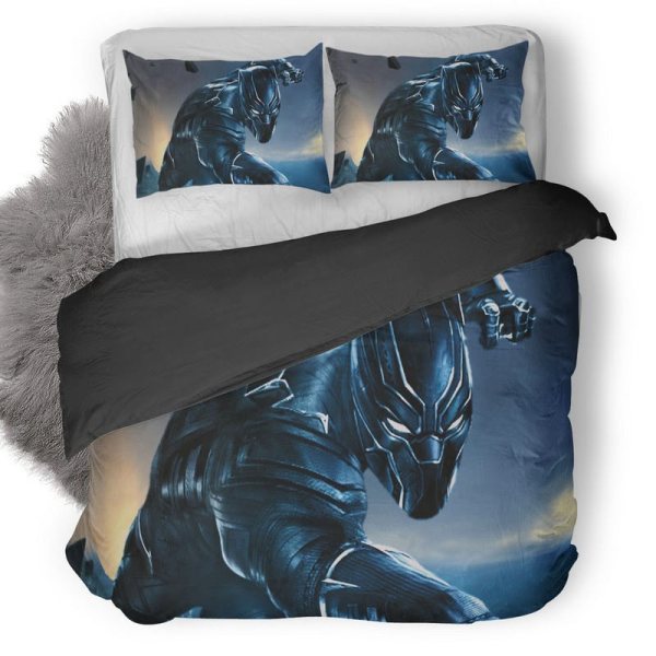 Black Panther Duvet Cover Bedding Set