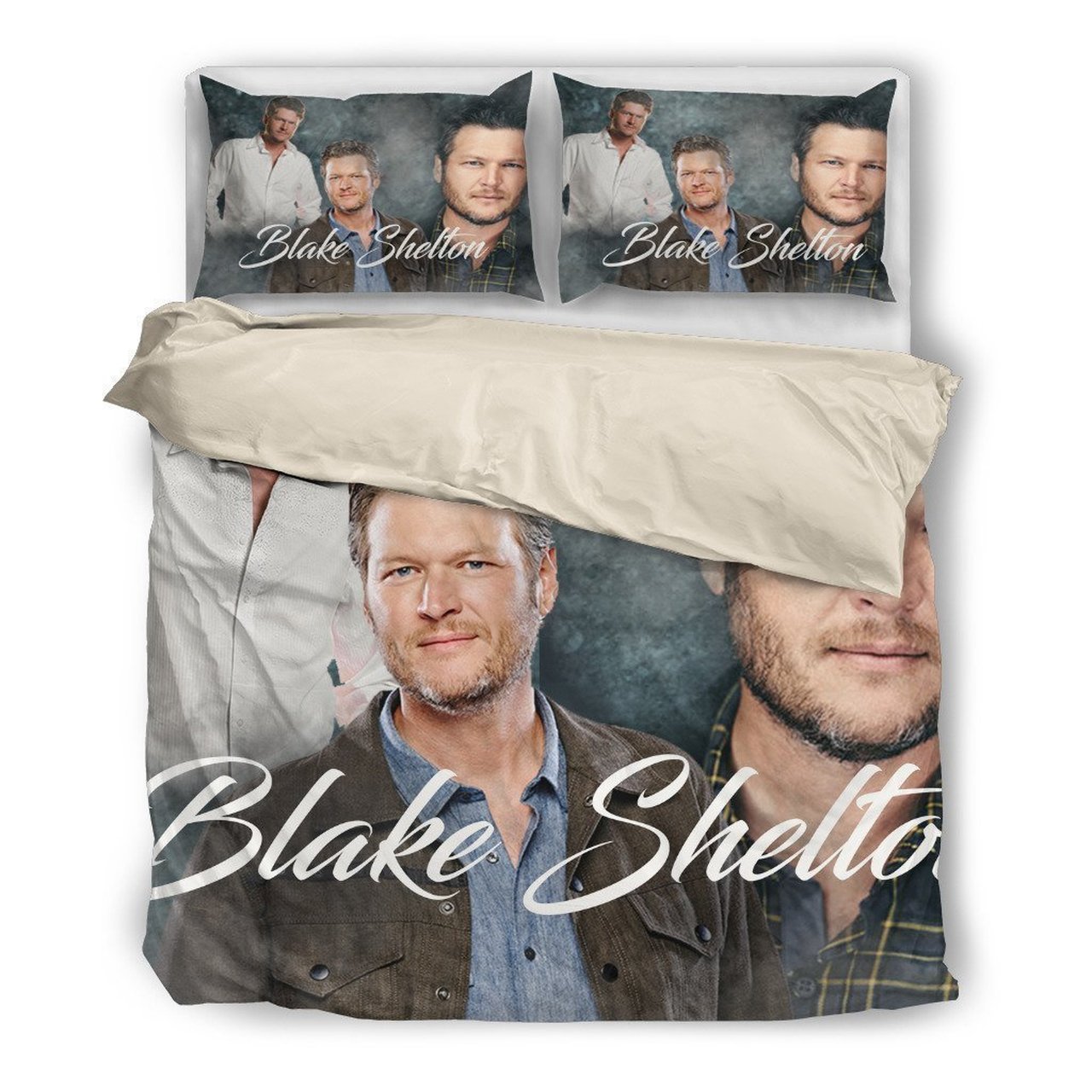 Blake Shelton Custom Bedding Set (duvet Cover & Pillowcases)