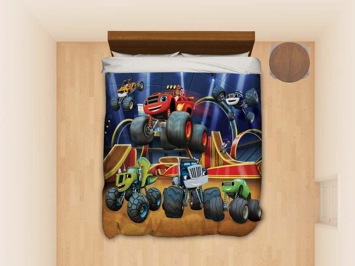 Blaze And The Monster Machines Duvet Cover Bedding Set