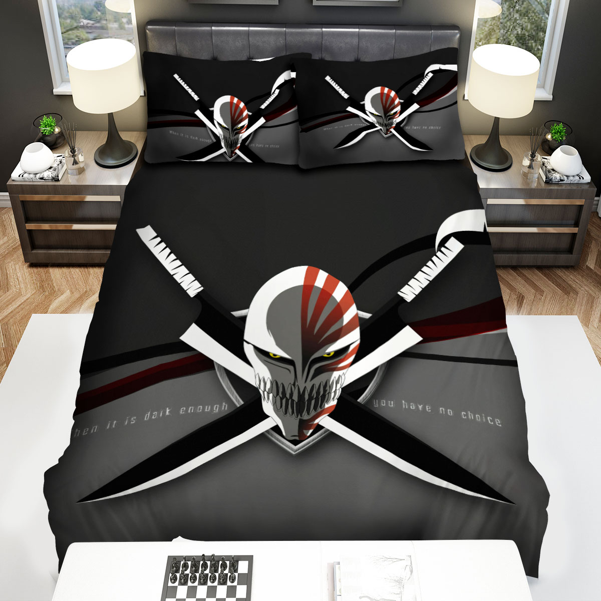 Bleach Anime Symbol Bed Sheets Spread Comforter Duvet Cover Bedding Sets