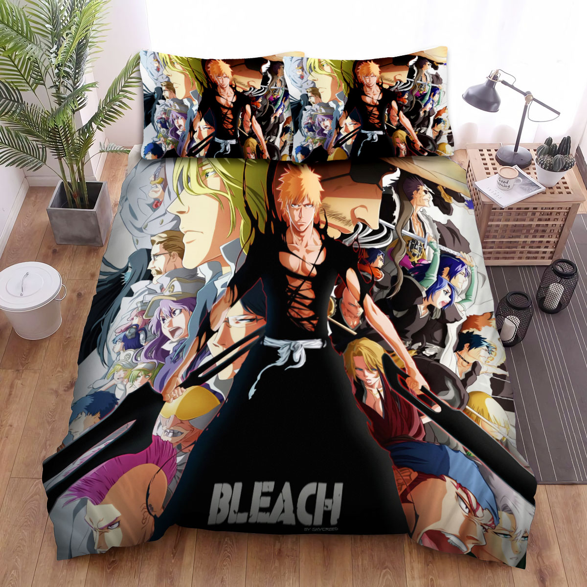 Bleach Characters Bed Sheets Spread Comforter Duvet Cover Bedding Sets