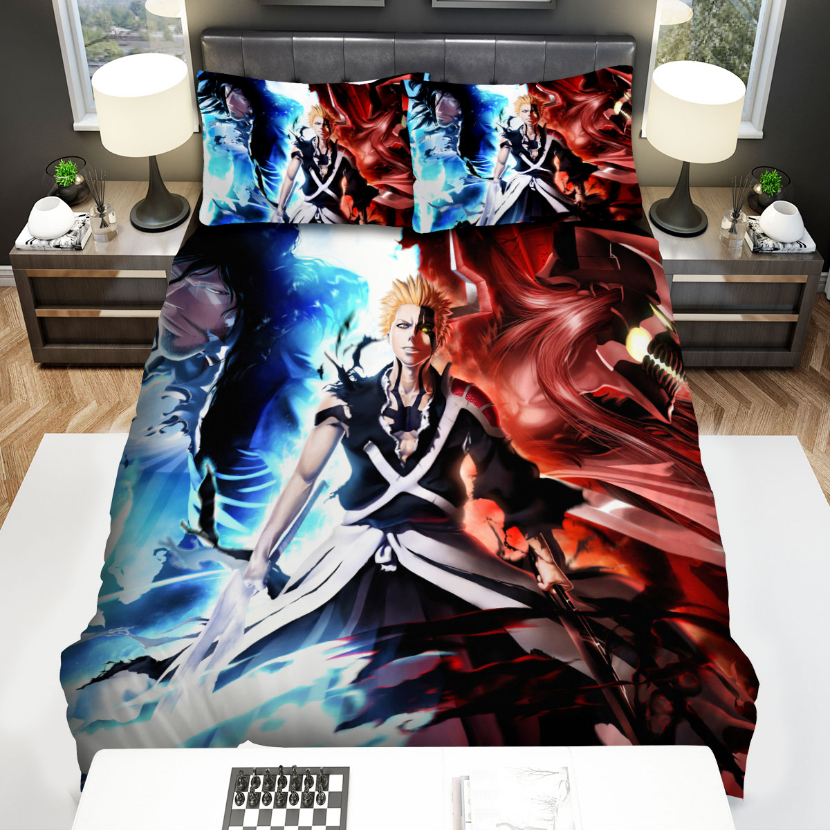 Bleach Ichigo Demon Form Bed Sheets Spread Comforter Duvet Cover Bedding Sets