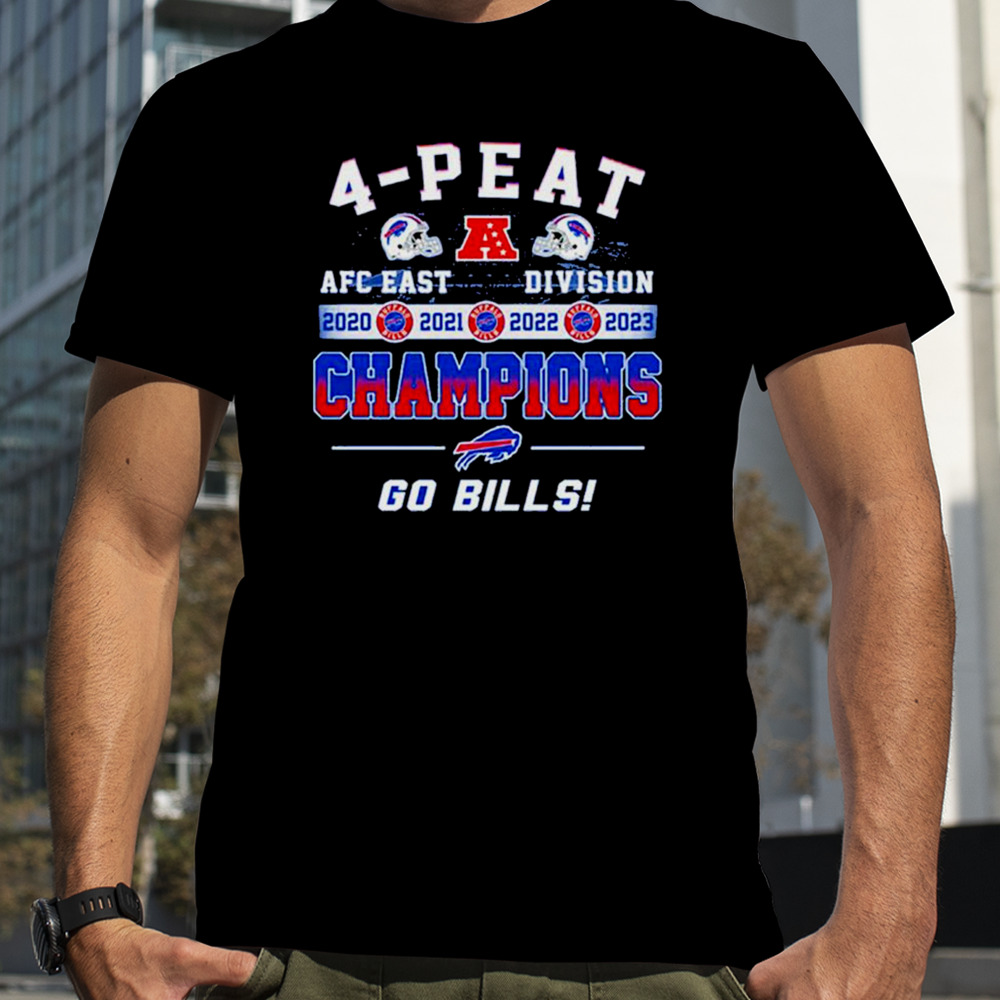 Buffalo Bills Go Bills 4 Peat AFC East Division Champions 2020 2021 2022 2023 Shirt