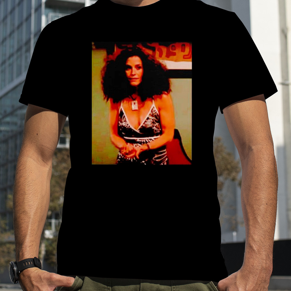 Courteney Cox Monica Geller Friends Hair shirt