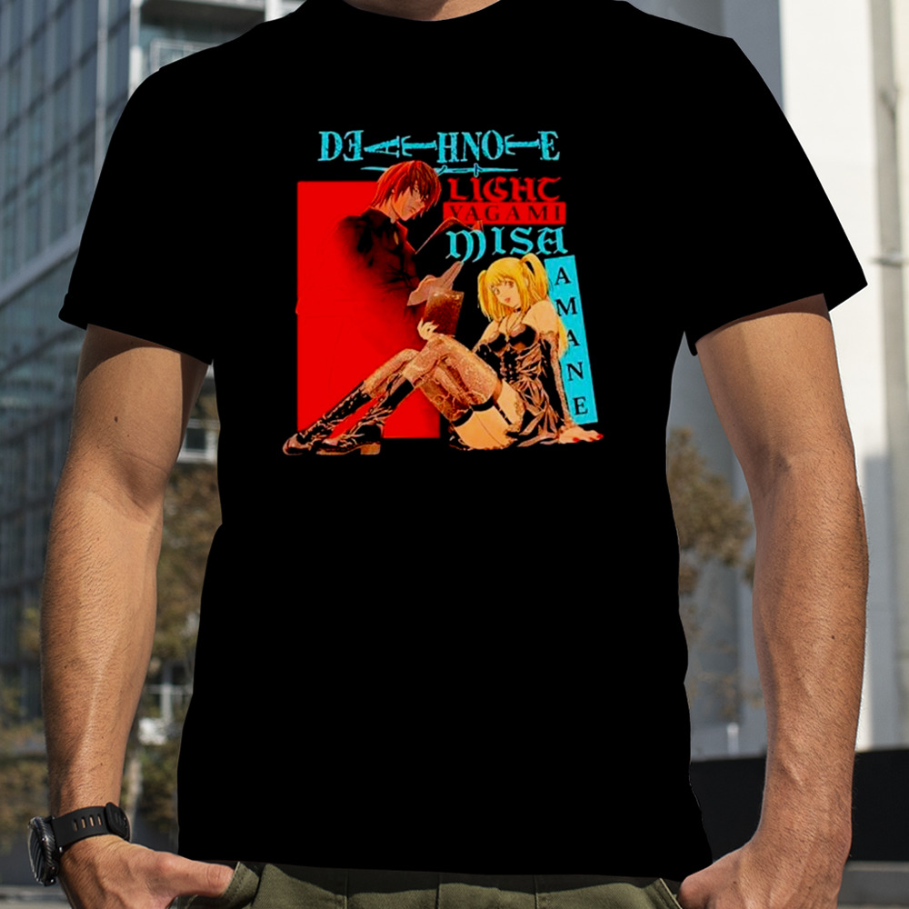 Death note light yagamI misa amane shirt