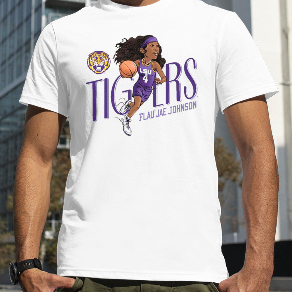 Flau’jae Johnson Lsu Basketball Caricature Shirt