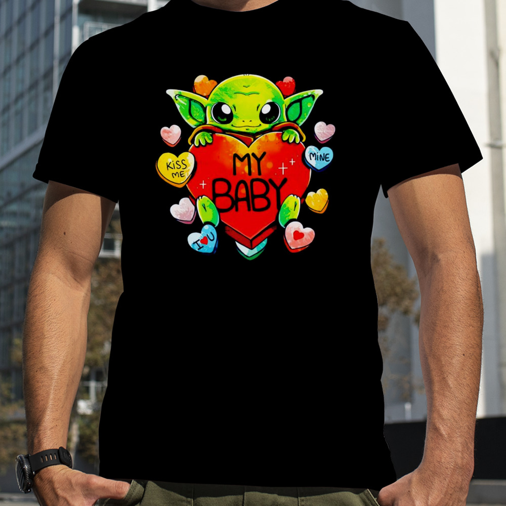 Grogu Valentine’s day baby Valentines shirt